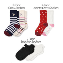 Laden Sie das Bild in den Galerie-Viewer, 6er Starter Set - pakopako Alpakasocken Frauen pakopako