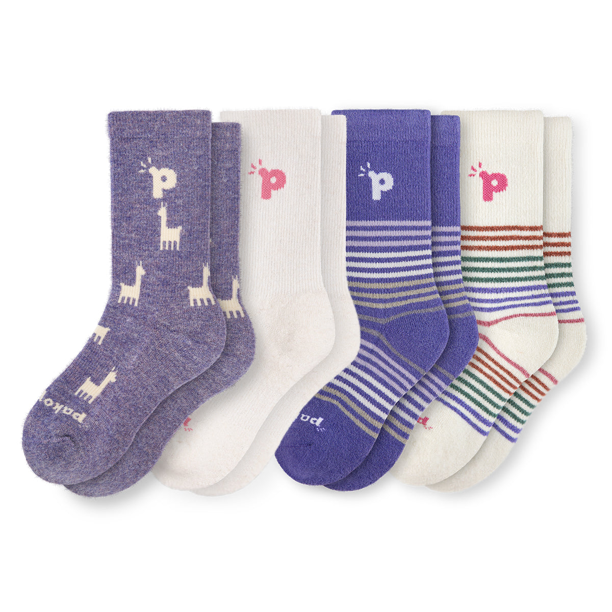 Laden Sie das Bild in den Galerie-Viewer, 4er Pack - pakopako Crew Socken Frauen