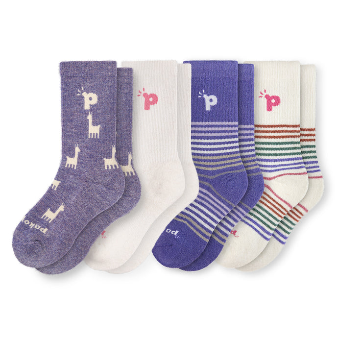 4er Pack - pakopako Crew Socken Frauen