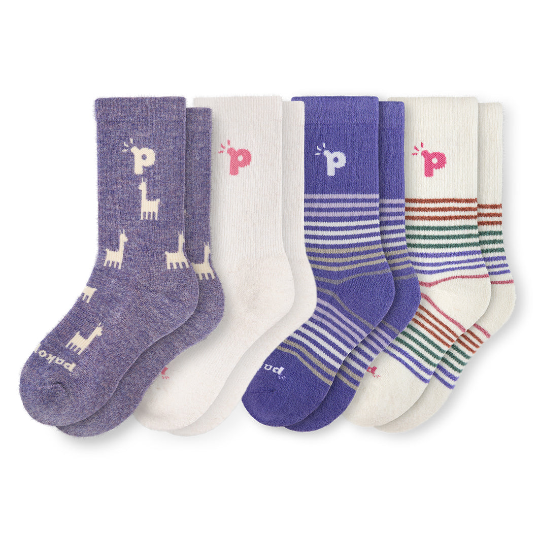 4er Pack - pakopako Crew Socken Frauen