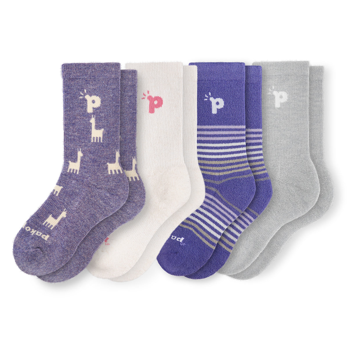 Laden Sie das Bild in den Galerie-Viewer, 4er Pack - pakopako Crew Socken Frauen