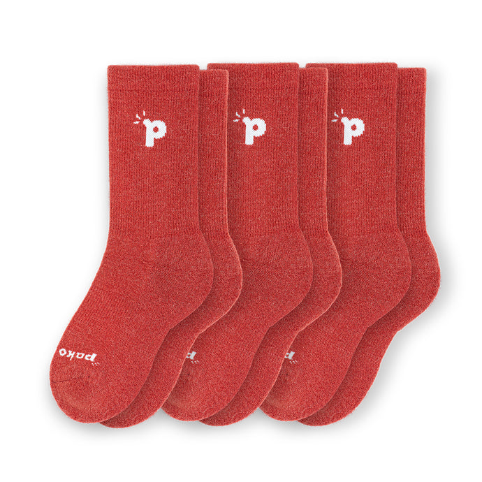 3er Pack - pakopako Crew Socken Frauen