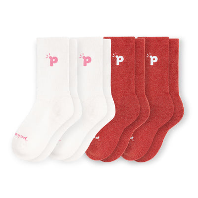 Laden Sie das Bild in den Galerie-Viewer, 4er Pack - pakopako Crew Socken Frauen - pakopako