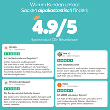 Laden Sie das Bild in den Galerie-Viewer, 6er Starter Set - pakopako Alpakasocken Frauen pakopako