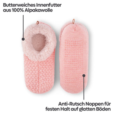 Laden Sie das Bild in den Galerie-Viewer, pakopako Alpaka Hausschuhe Gripper-Slipper™ - pakopako