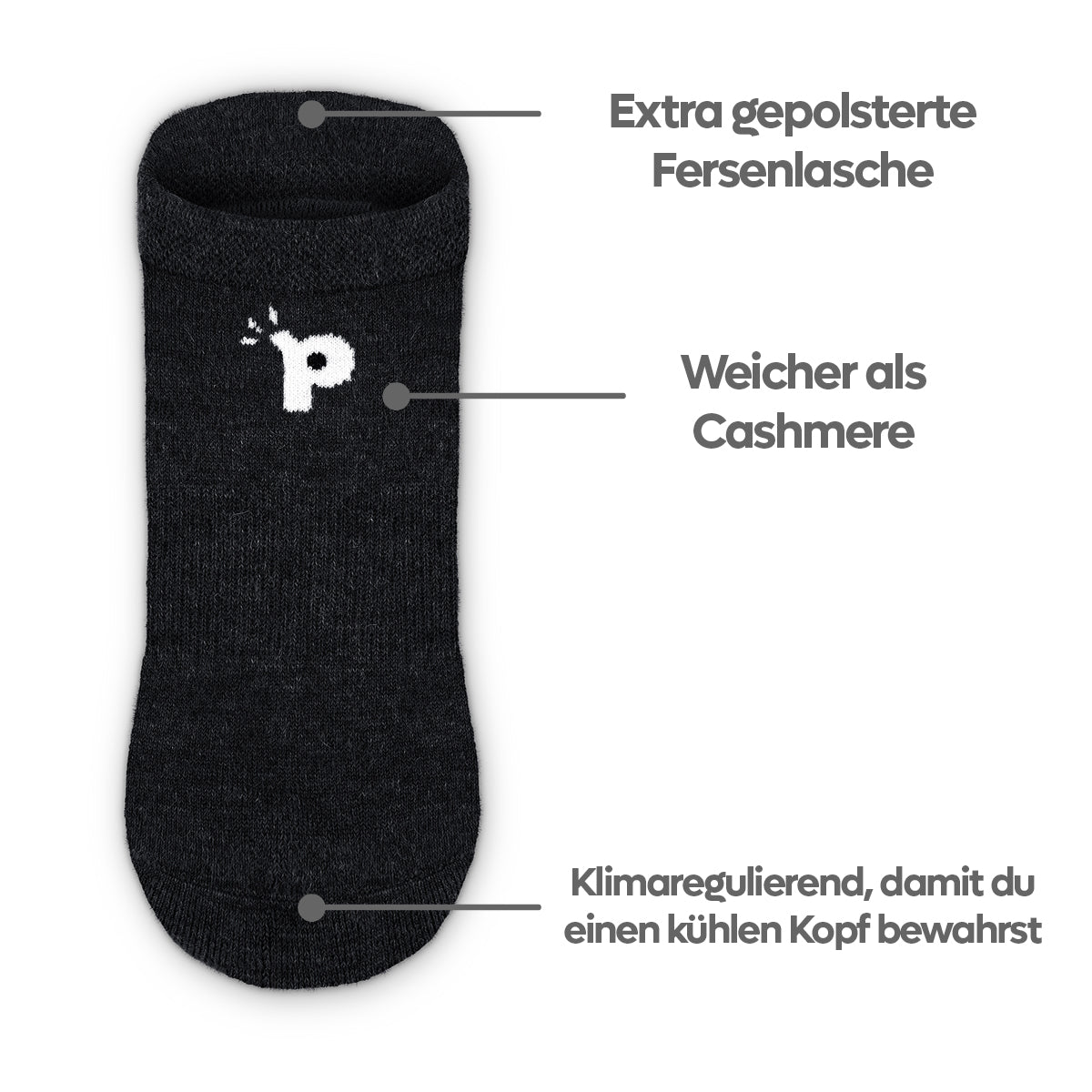 Laden Sie das Bild in den Galerie-Viewer, 3er Pack - pakopako Sneaker Socken Frauen