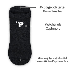 3er Pack - pakopako Sneaker Socken Frauen