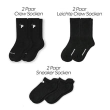 Laden Sie das Bild in den Galerie-Viewer, 6er Starter Set - pakopako Alpakasocken Frauen pakopako