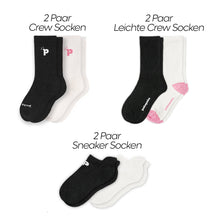 Laden Sie das Bild in den Galerie-Viewer, 6er Starter Set - pakopako Alpakasocken Frauen pakopako