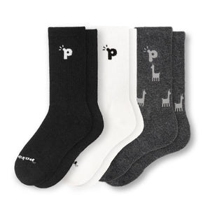 3er Pack - pakopako Crew Socken Männer