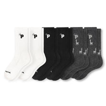 Laden Sie das Bild in den Galerie-Viewer, 6er Pack - pakopako Crew Socken Männer