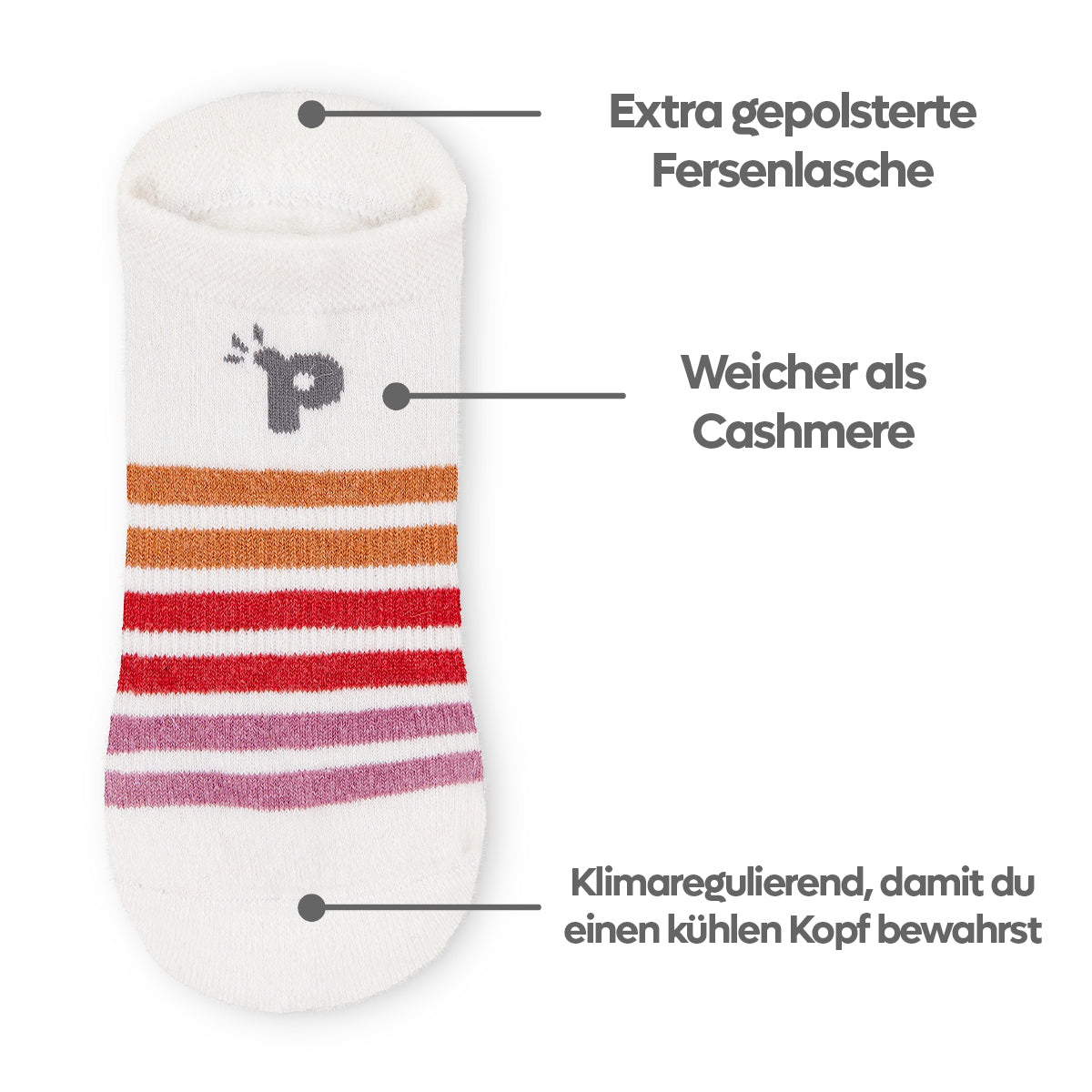 Laden Sie das Bild in den Galerie-Viewer, 3er Pack - pakopako Sneaker Socken Frauen