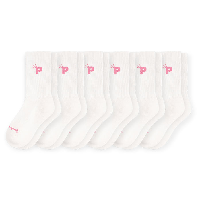 6er Pack - pakopako Crew Socken Frauen