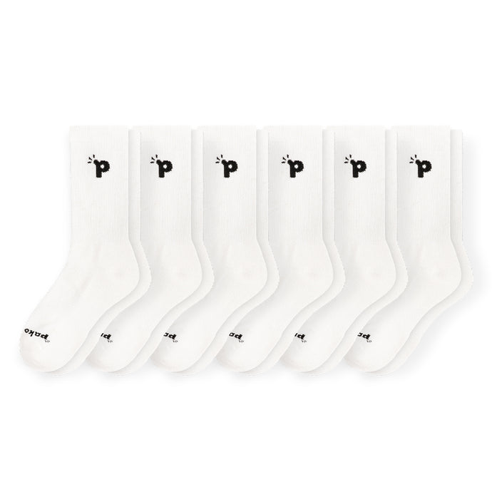 6er Pack - pakopako Crew Socken Männer