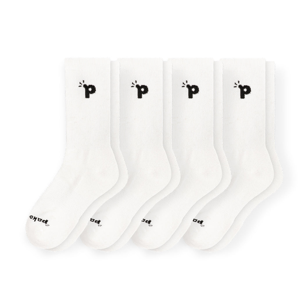 4er Pack - pakopako Crew Socken Männer