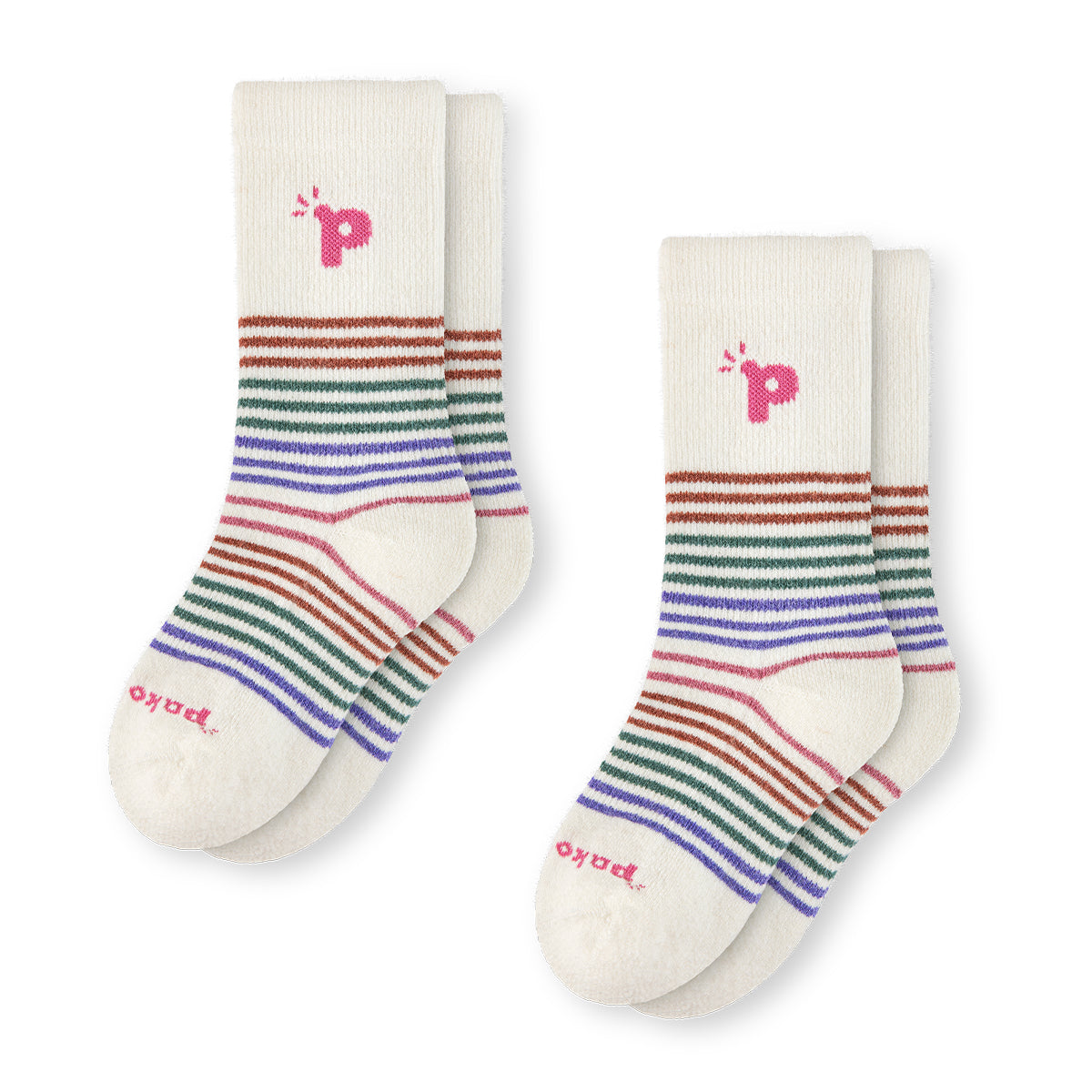 Laden Sie das Bild in den Galerie-Viewer, 2er Pack - pakopako Crew Socken Frauen