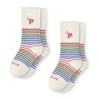 Laden Sie das Bild in den Galerie-Viewer, 2er Pack - pakopako Crew Socken Frauen - pakopako