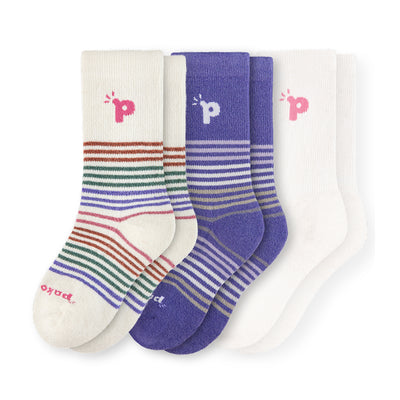 Laden Sie das Bild in den Galerie-Viewer, 3er Pack - pakopako Crew Socken Frauen - pakopako
